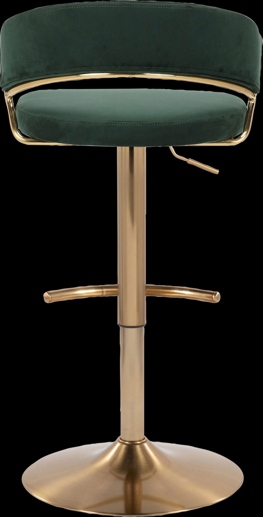 Harborson II Green Adjustable Swivel Barstool, Set of 2 - Thumbnail - Image 10