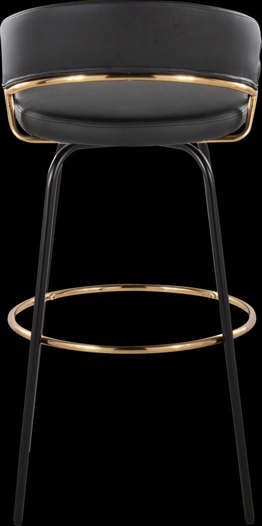 Harborson III Black Barstool, Set of 2 - Thumbnail - Image 9