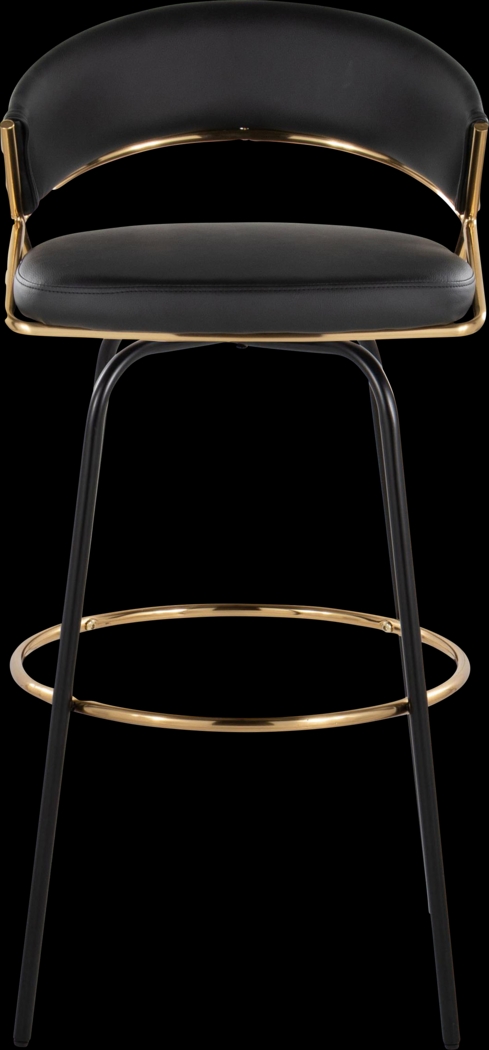 Harborson III Black Barstool, Set of 2 - Thumbnail - Image 10