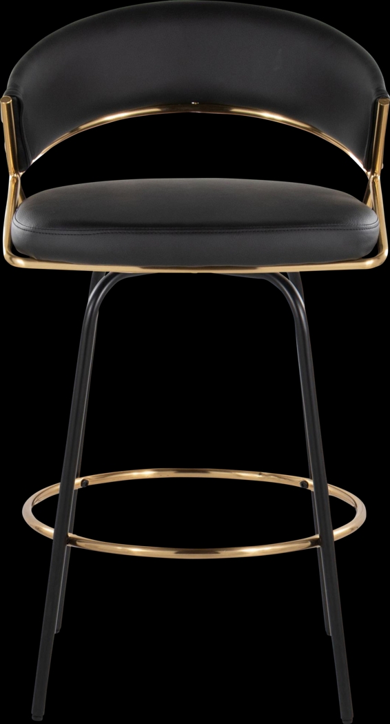 Harborson III Black Counter Height Stool, Set of 2 - Thumbnail - Image 12