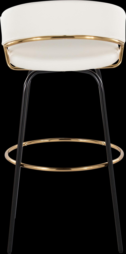 Harborson III White Barstool, Set of 2 - Thumbnail - Image 9