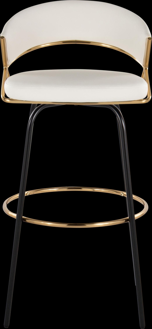 Harborson III White Barstool, Set of 2 - Thumbnail - Image 10