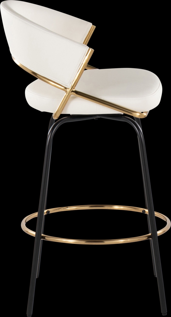 Harborson III White Counter Height Stool, Set of 2 - Thumbnail - Image 9