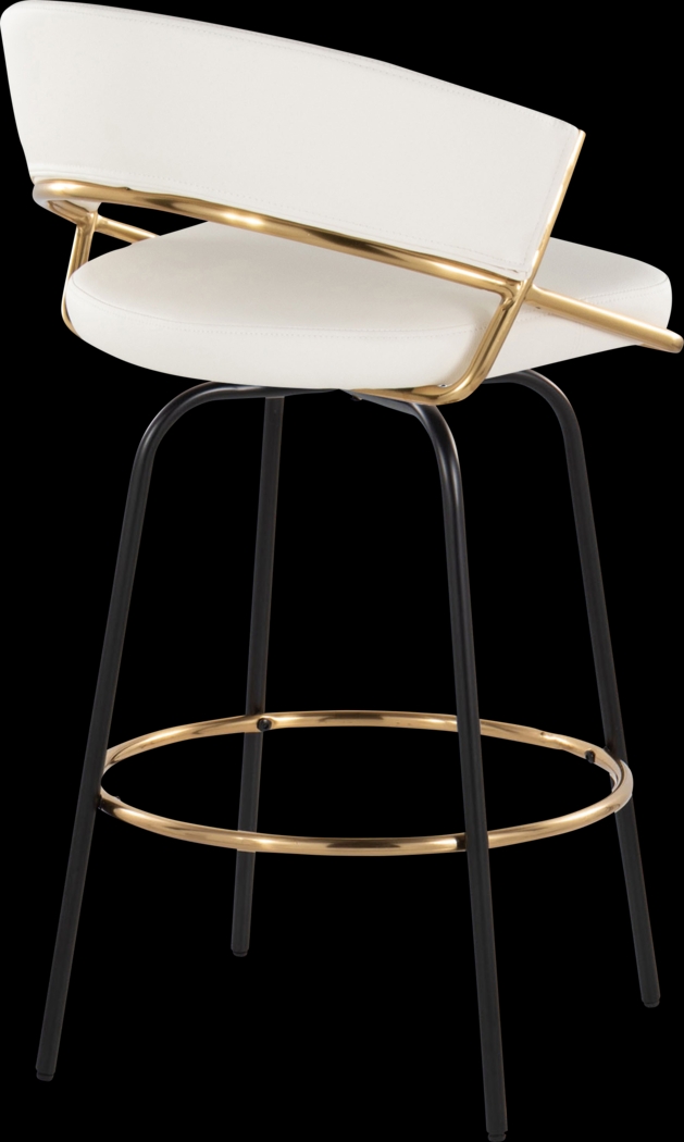 Harborson III White Counter Height Stool, Set of 2 - Thumbnail - Image 10