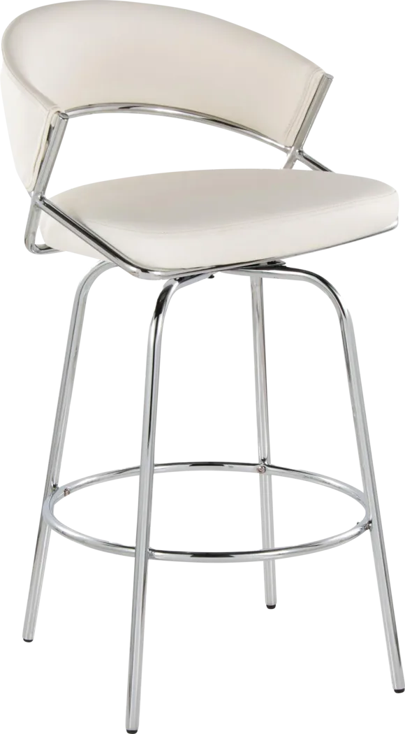 Harborson IV White Counter Height Stool, Set of 2 - Thumbnail - Image 8