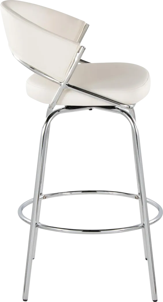 Harborson IV White Counter Height Stool, Set of 2 - Thumbnail - Image 9