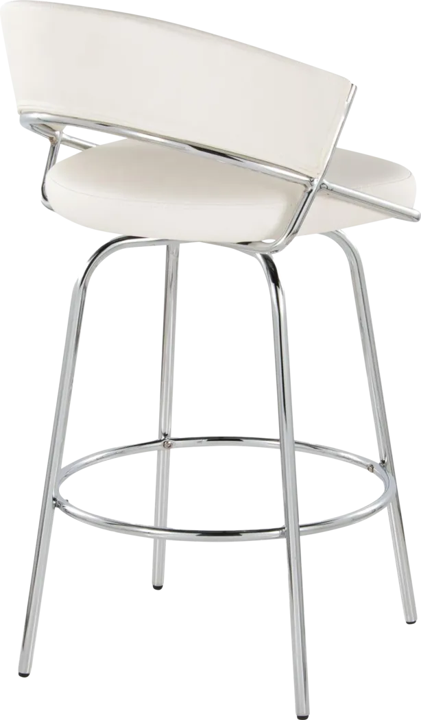Harborson IV White Counter Height Stool, Set of 2 - Thumbnail - Image 10