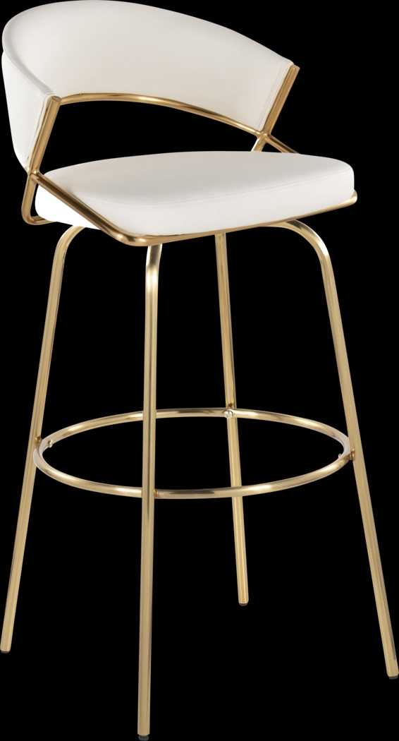 Harborson White Barstool, Set of 2 - Thumbnail - Image 6