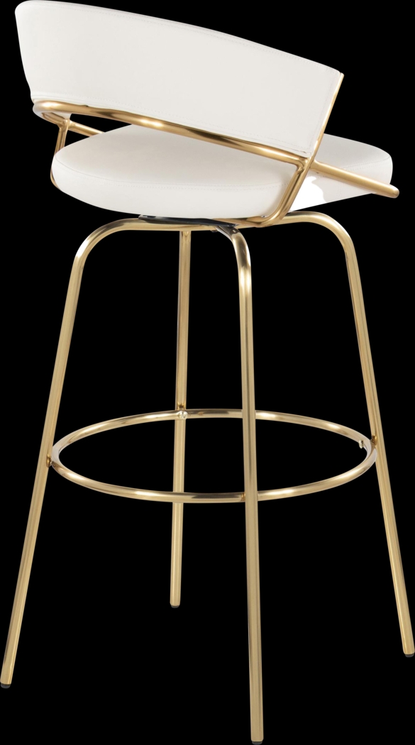 Harborson White Barstool, Set of 2 - Thumbnail - Image 8