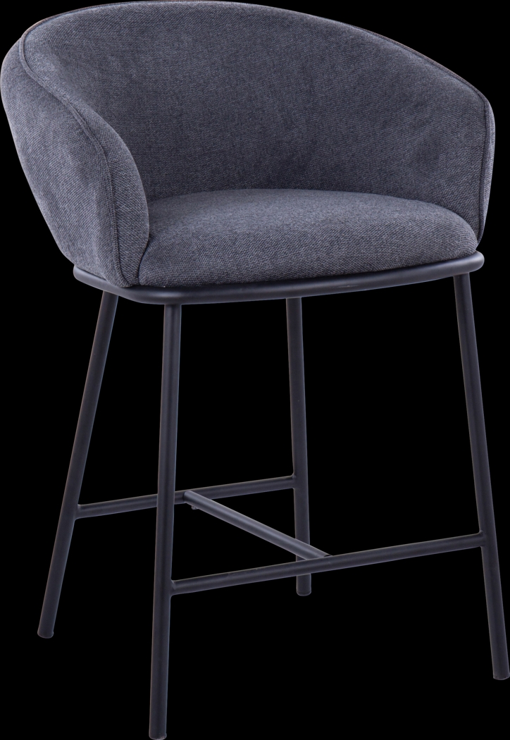 Harcort Charcoal Counter Height Stool, Set of 2 - Thumbnail - Image 3