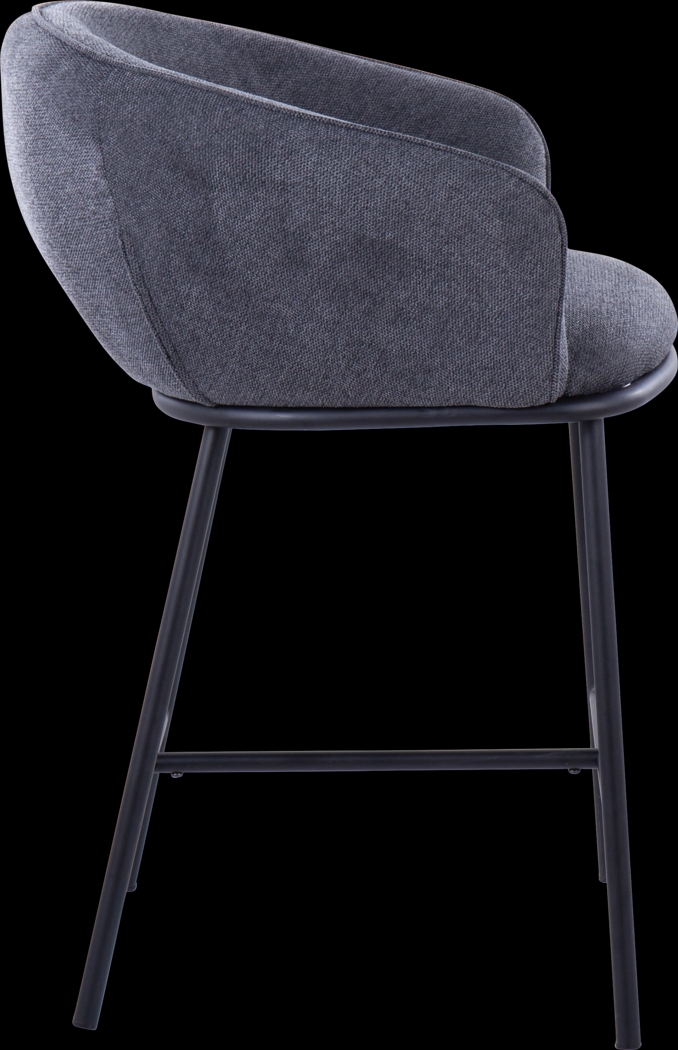 Harcort Charcoal Counter Height Stool, Set of 2 - Thumbnail - Image 6