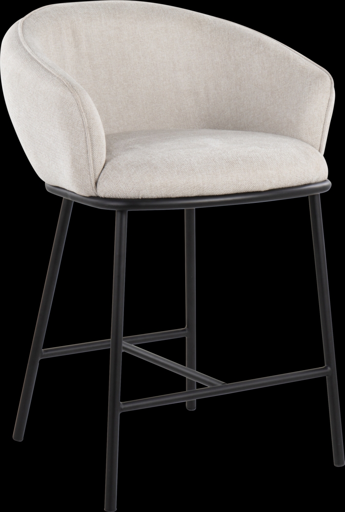 Harcort Cream Counter Height Stool, Set of 2 - Thumbnail - Image 3