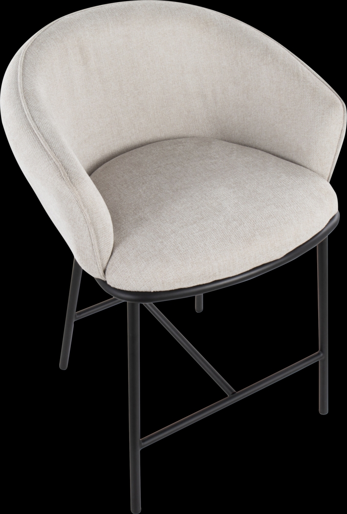 Harcort Cream Counter Height Stool, Set of 2 - Thumbnail - Image 4