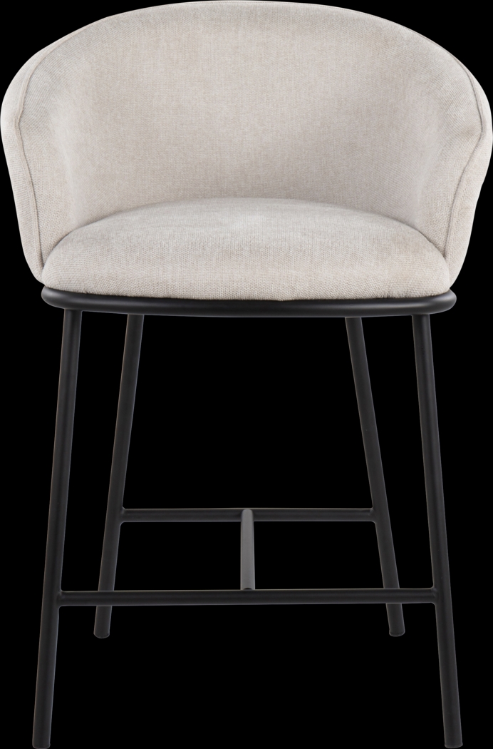 Harcort Cream Counter Height Stool, Set of 2 - Thumbnail - Image 5