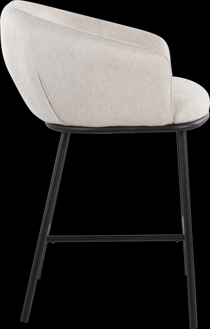 Harcort Cream Counter Height Stool, Set of 2 - Thumbnail - Image 6