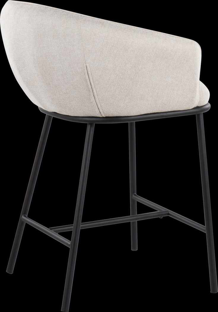 Harcort Cream Counter Height Stool, Set of 2 - Thumbnail - Image 7