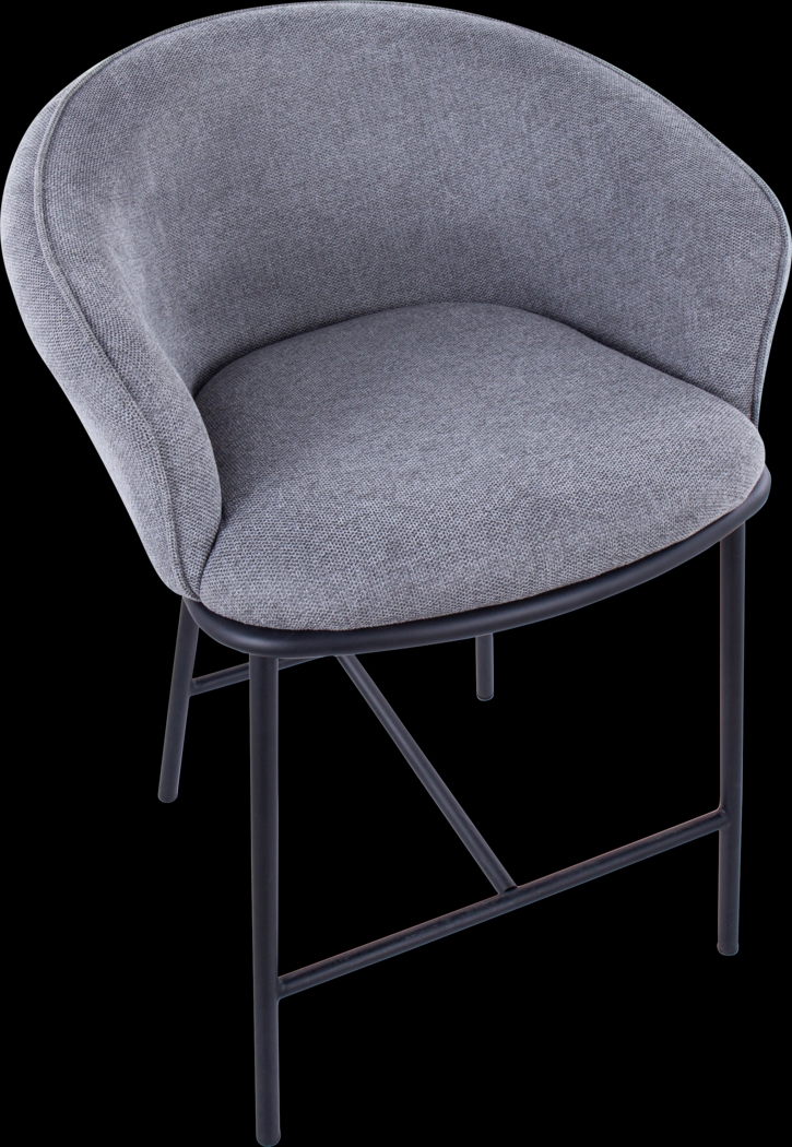 Harcort Gray Counter Height Stool, Set of 2 - Thumbnail - Image 4