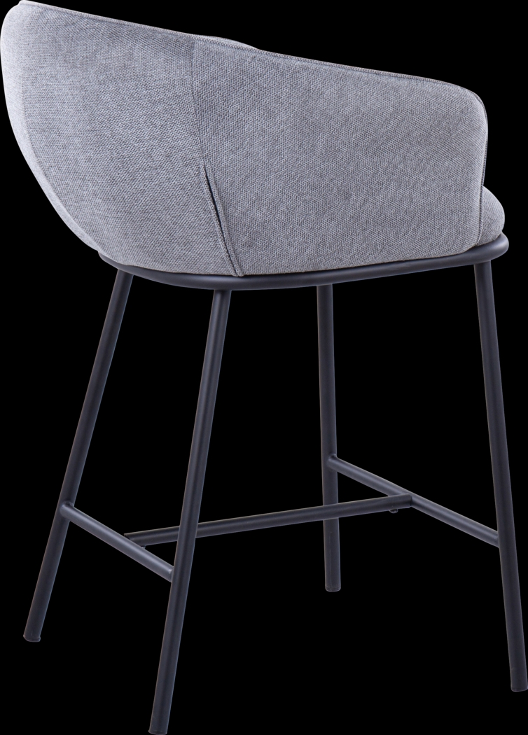Harcort Gray Counter Height Stool, Set of 2 - Thumbnail - Image 7