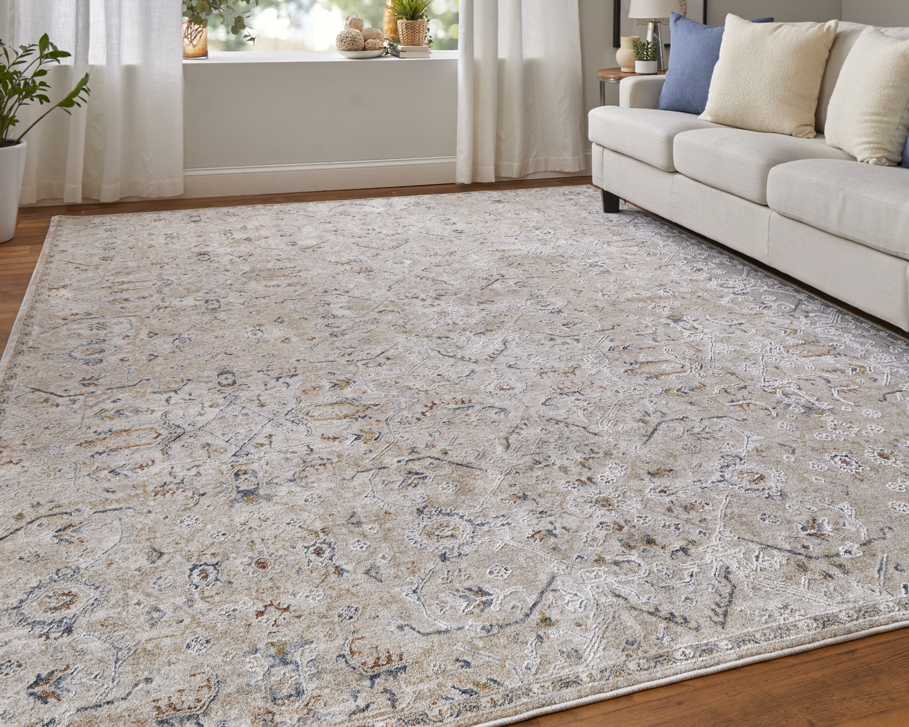 Hardara Taupe 5' x 7'6 Rug - Thumbnail - Image 3