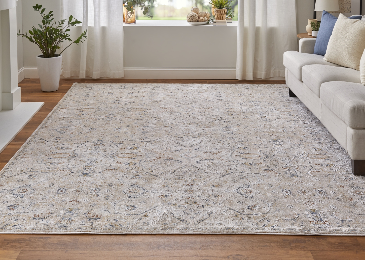 Hardara Taupe 7'10 x 10'3 Rug - Thumbnail - Image 2