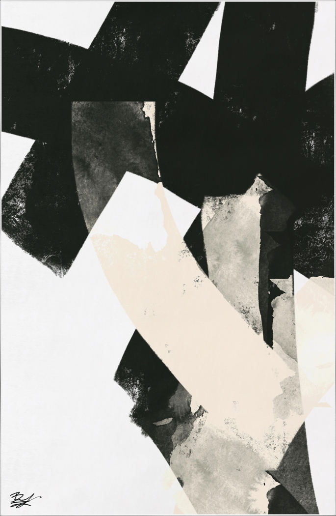 Hardash Black 5' x 7'7 Rug - Thumbnail - Image 1