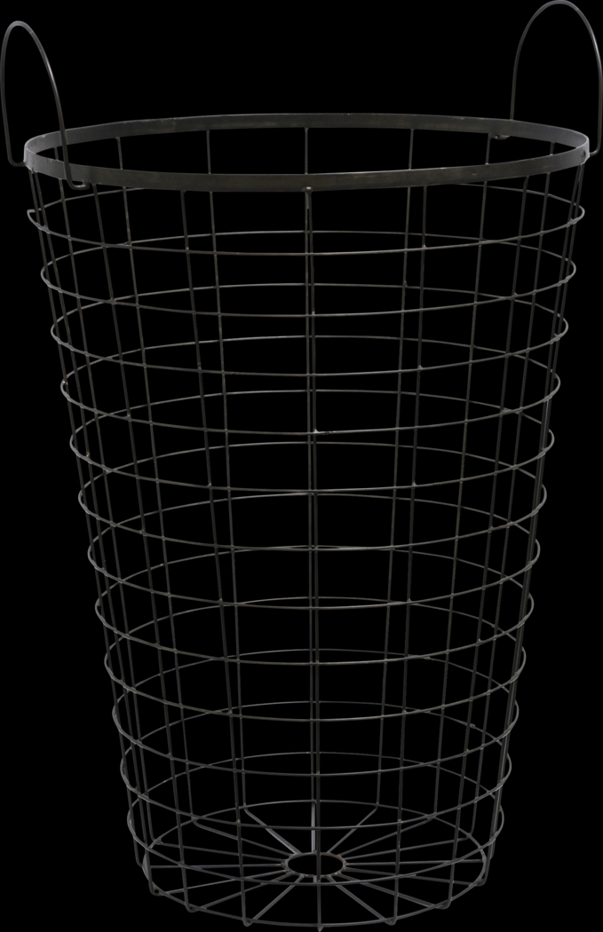 Hardeeville Brass Storage Basket, Set of 3 - Thumbnail - Image 2