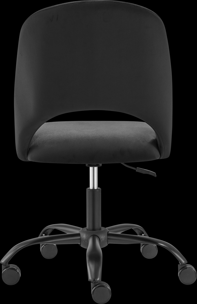 Hardesty Black Office Chair - Thumbnail - Image 5