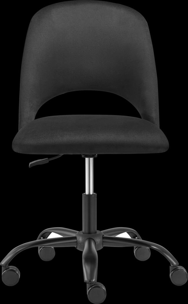 Hardesty Black Office Chair - Thumbnail - Image 6