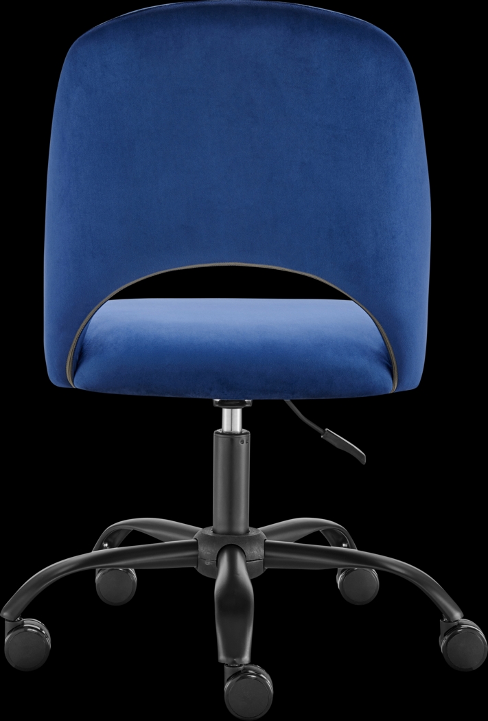 Hardesty Blue Office Chair - Thumbnail - Image 6