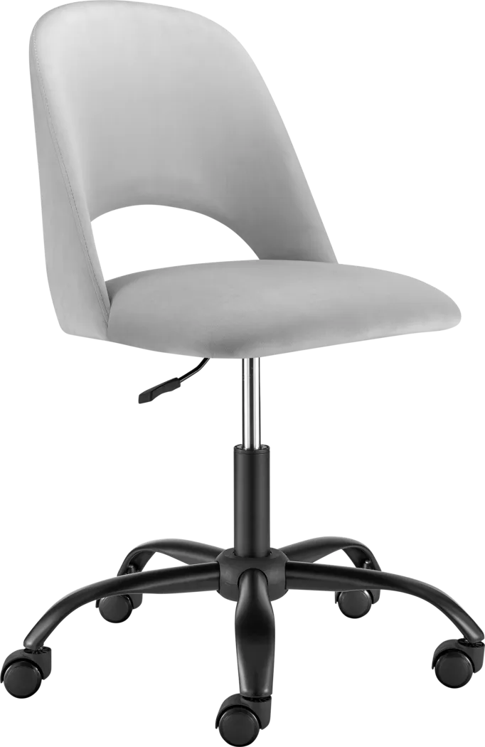 Hardesty Gray Office Chair - Thumbnail - Image 5