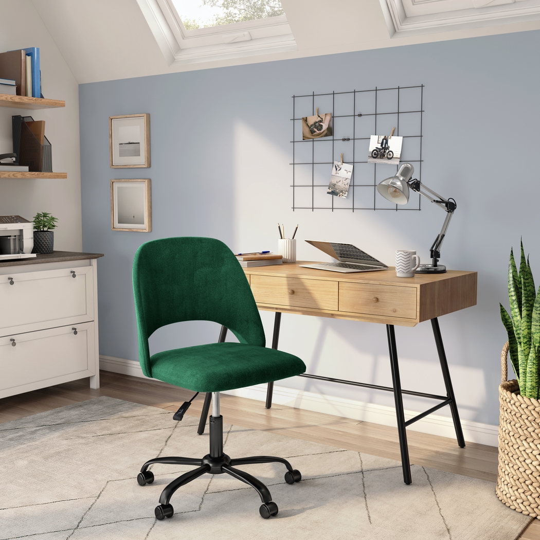 Hardesty Green Office Chair - Thumbnail - Image 2