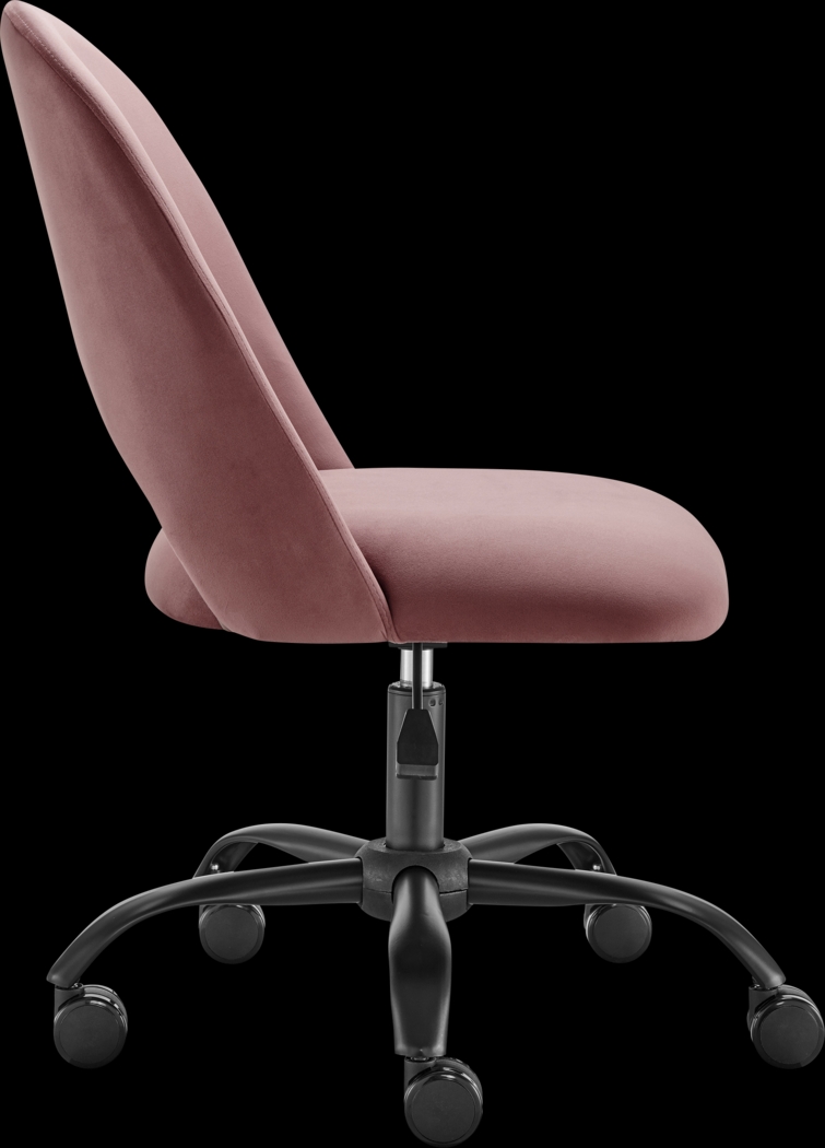 Hardesty Pink Office Chair - Thumbnail - Image 5