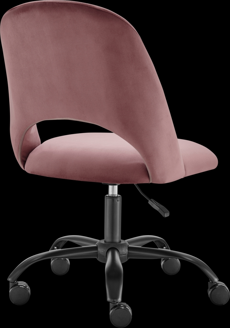 Hardesty Pink Office Chair - Thumbnail - Image 6