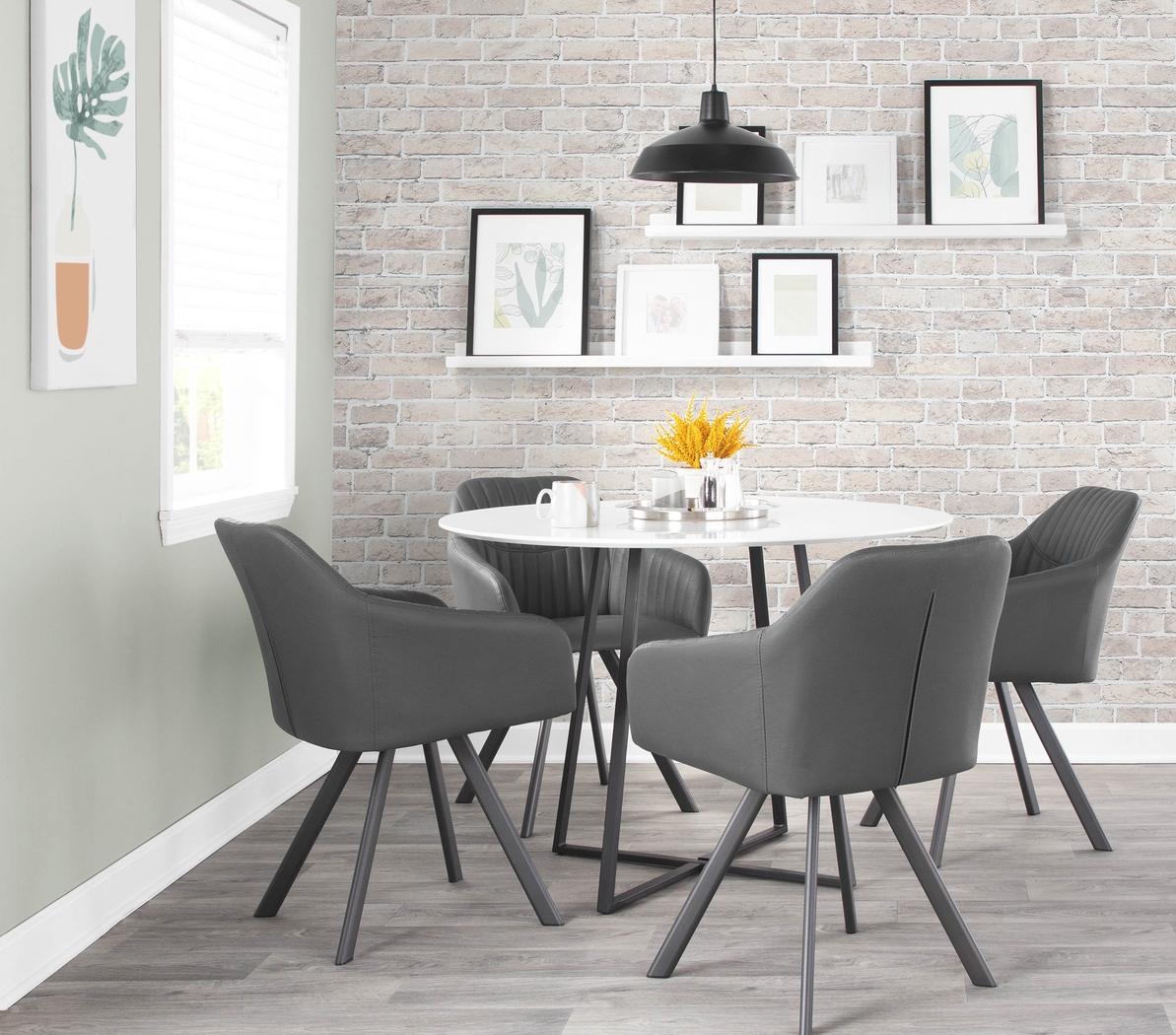 Hardwyck Charcoal Accent Chair, Set of 2 - Thumbnail - Image 9