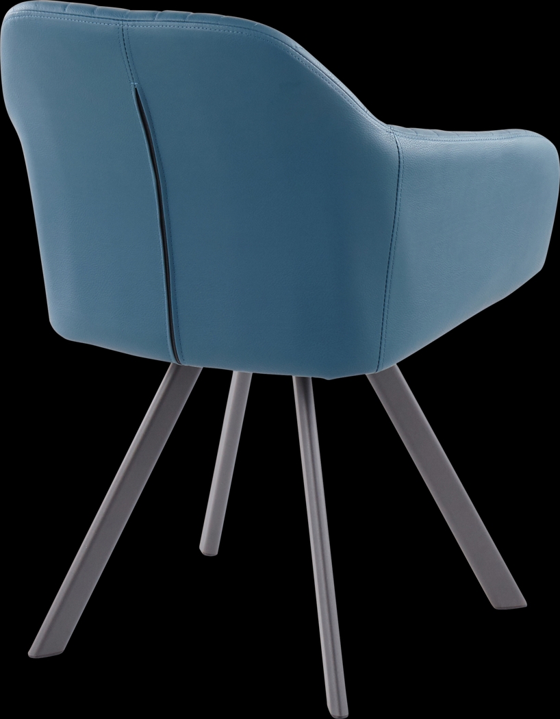 Hardwyck Teal Accent Chair, Set of 2 - Thumbnail - Image 4