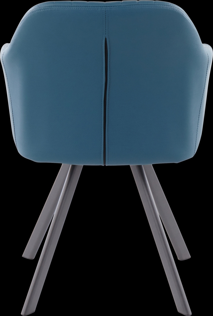 Hardwyck Teal Accent Chair, Set of 2 - Thumbnail - Image 5