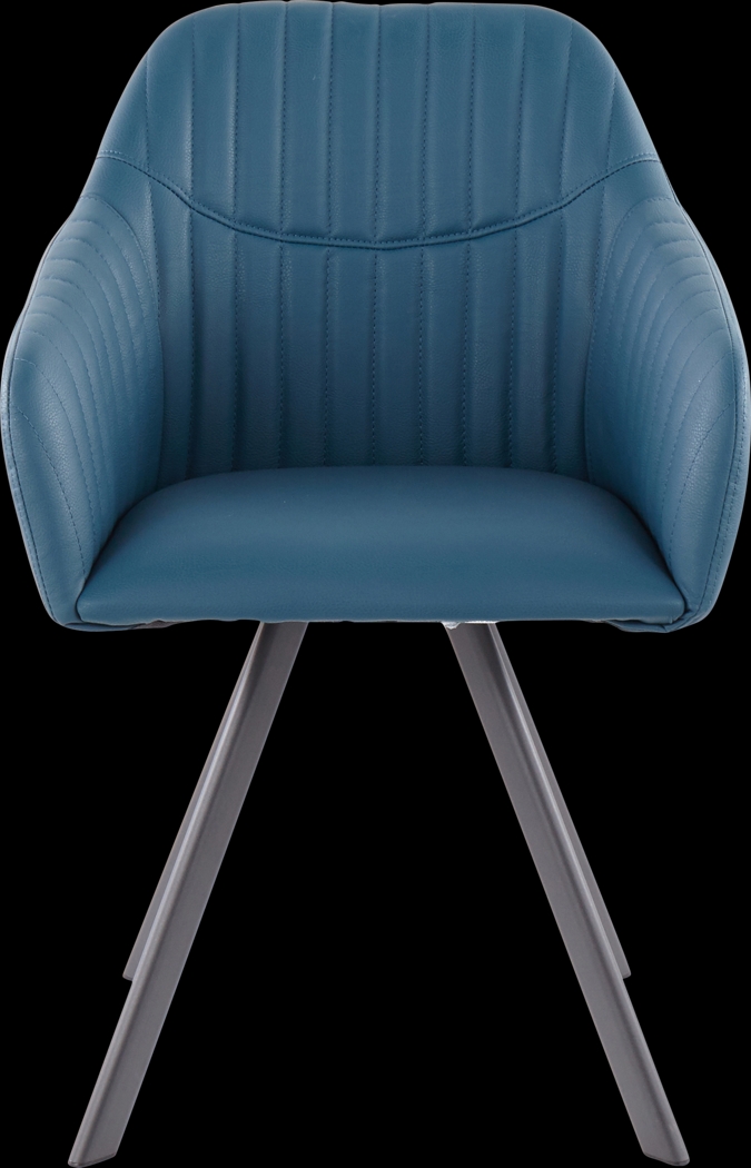 Hardwyck Teal Accent Chair, Set of 2 - Thumbnail - Image 6