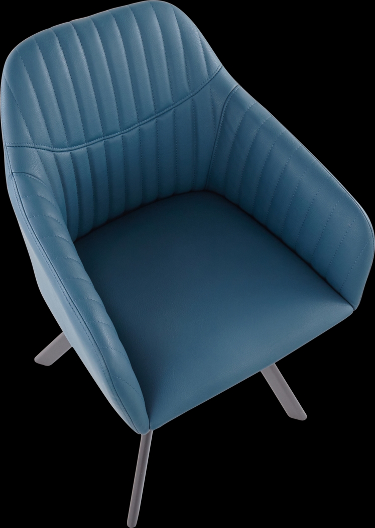 Hardwyck Teal Accent Chair, Set of 2 - Thumbnail - Image 7