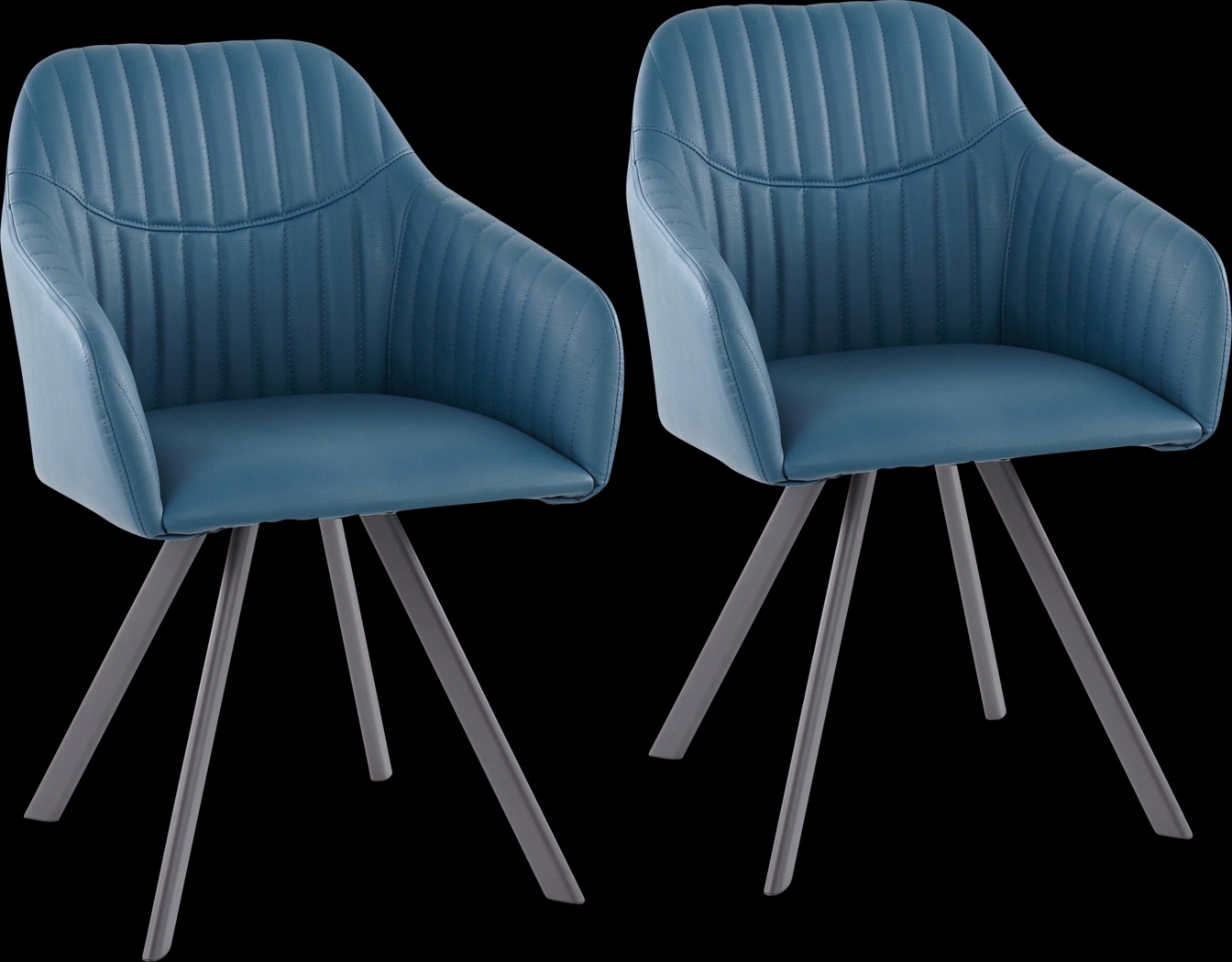 Hardwyck Teal Accent Chair, Set of 2 - Thumbnail - Image 1