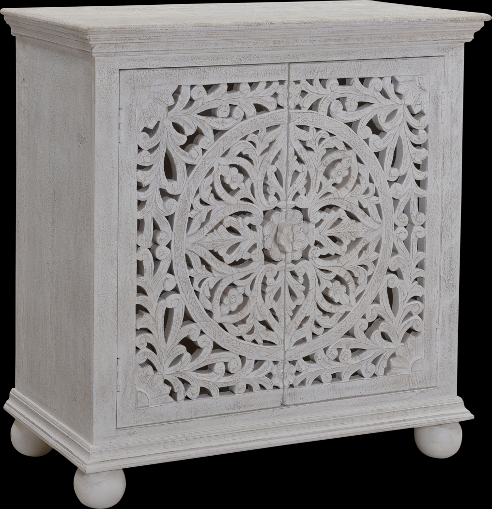 Hardwyck White Accent Cabinet - Thumbnail - Image 1