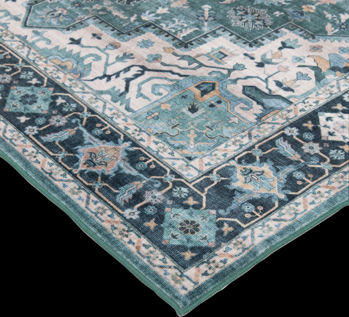 Hargis Blue 5' x 7' Rug - Thumbnail - Image 3
