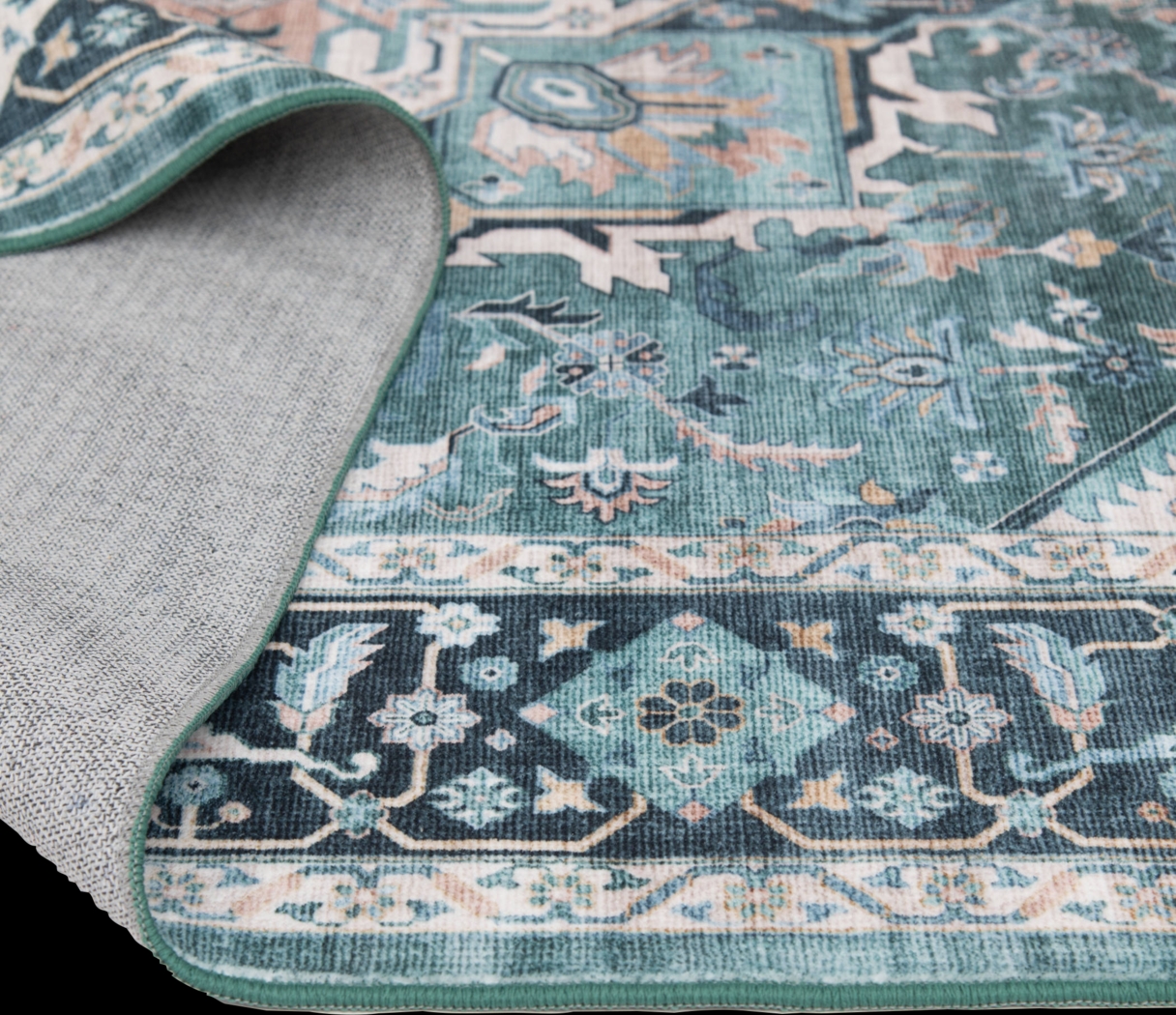 Hargis Blue 5' x 7' Rug - Thumbnail - Image 5