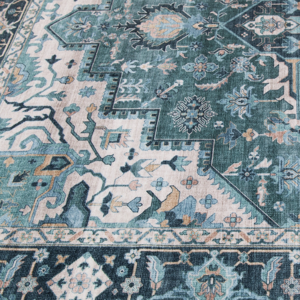 Hargis Blue 5' x 7' Rug - Thumbnail - Image 6