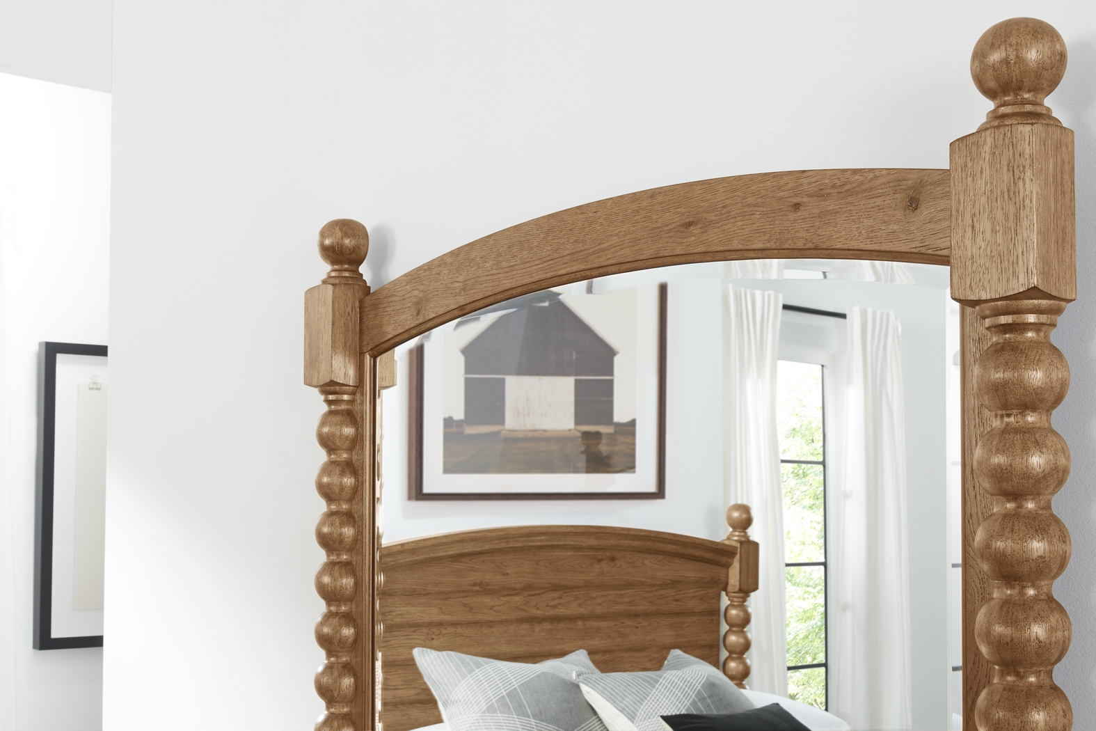 Hargrove Light Oak Mirror - Thumbnail - Image 3