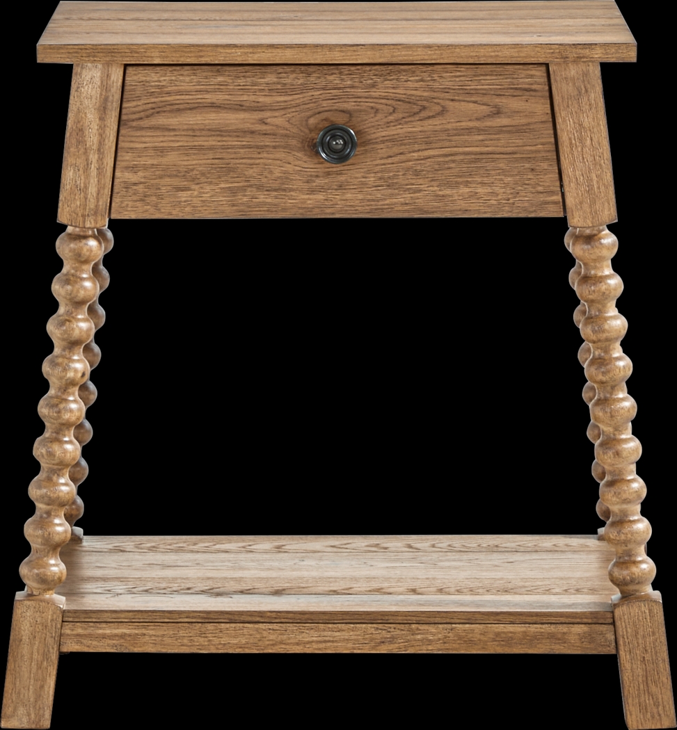 Hargrove Light Oak Nightstand - Thumbnail - Image 1