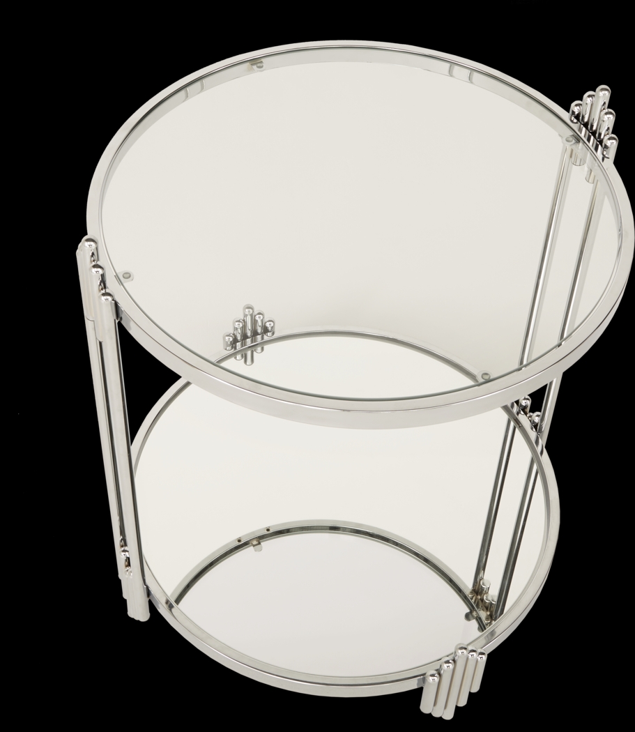 Hariette Chrome Accent Table - Thumbnail - Image 4