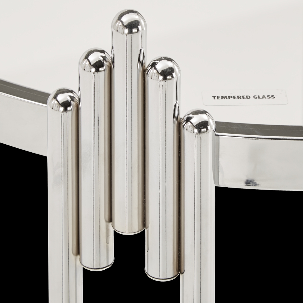 Hariette Chrome Accent Table - Thumbnail - Image 5