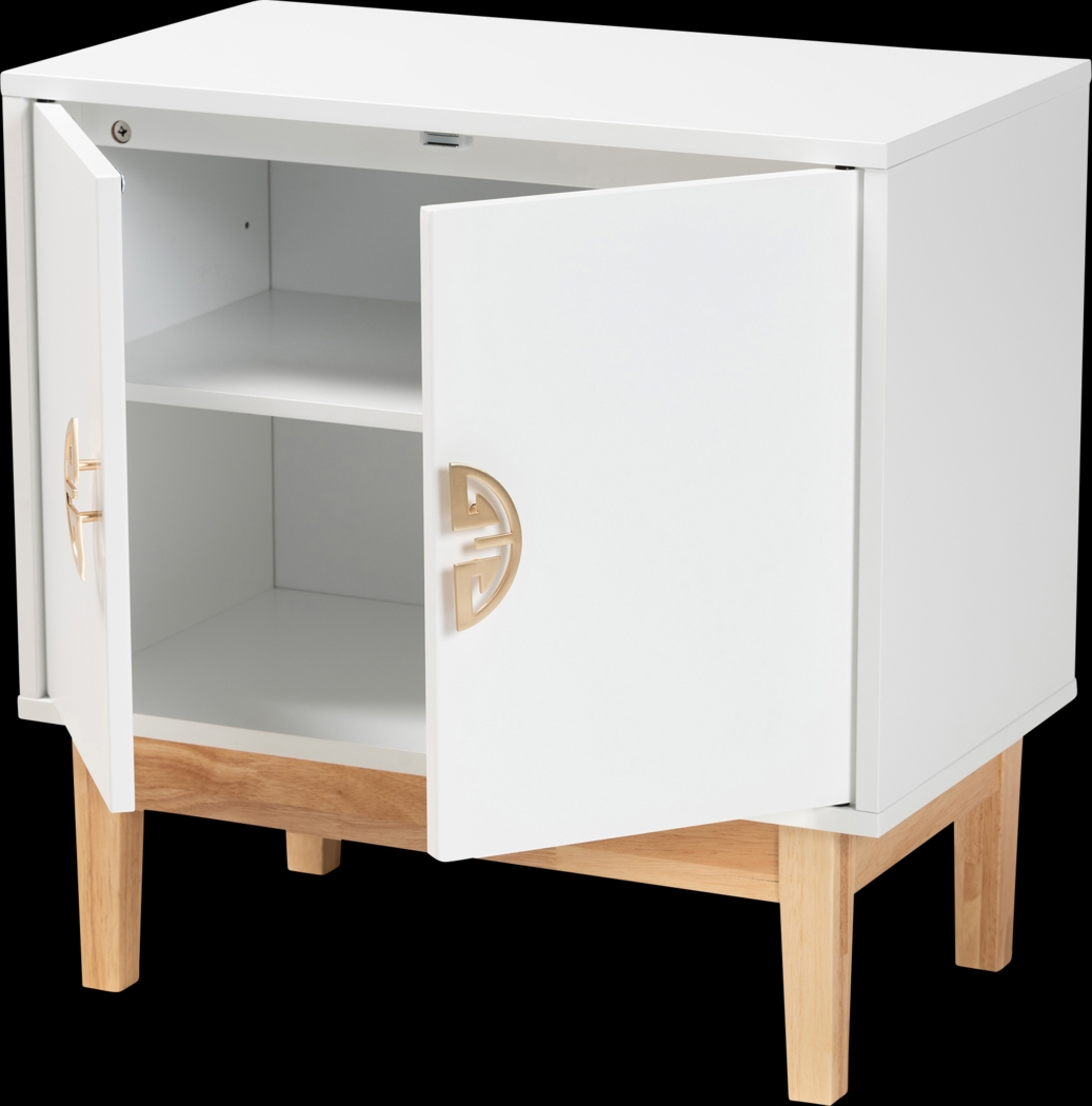 Harill White Accent Cabinet - Thumbnail - Image 4