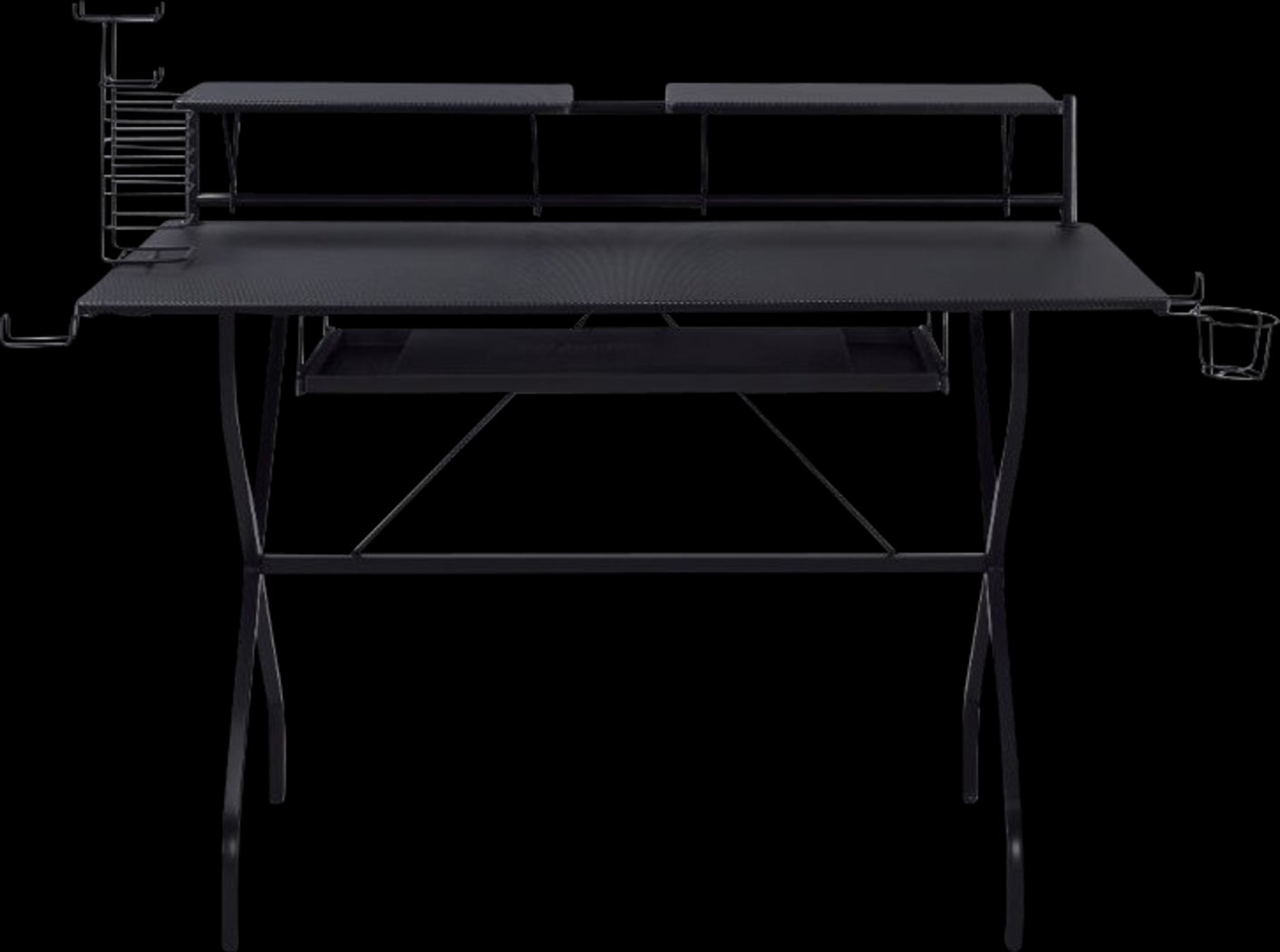 Harimoney Black Computer Desk - Thumbnail - Image 2