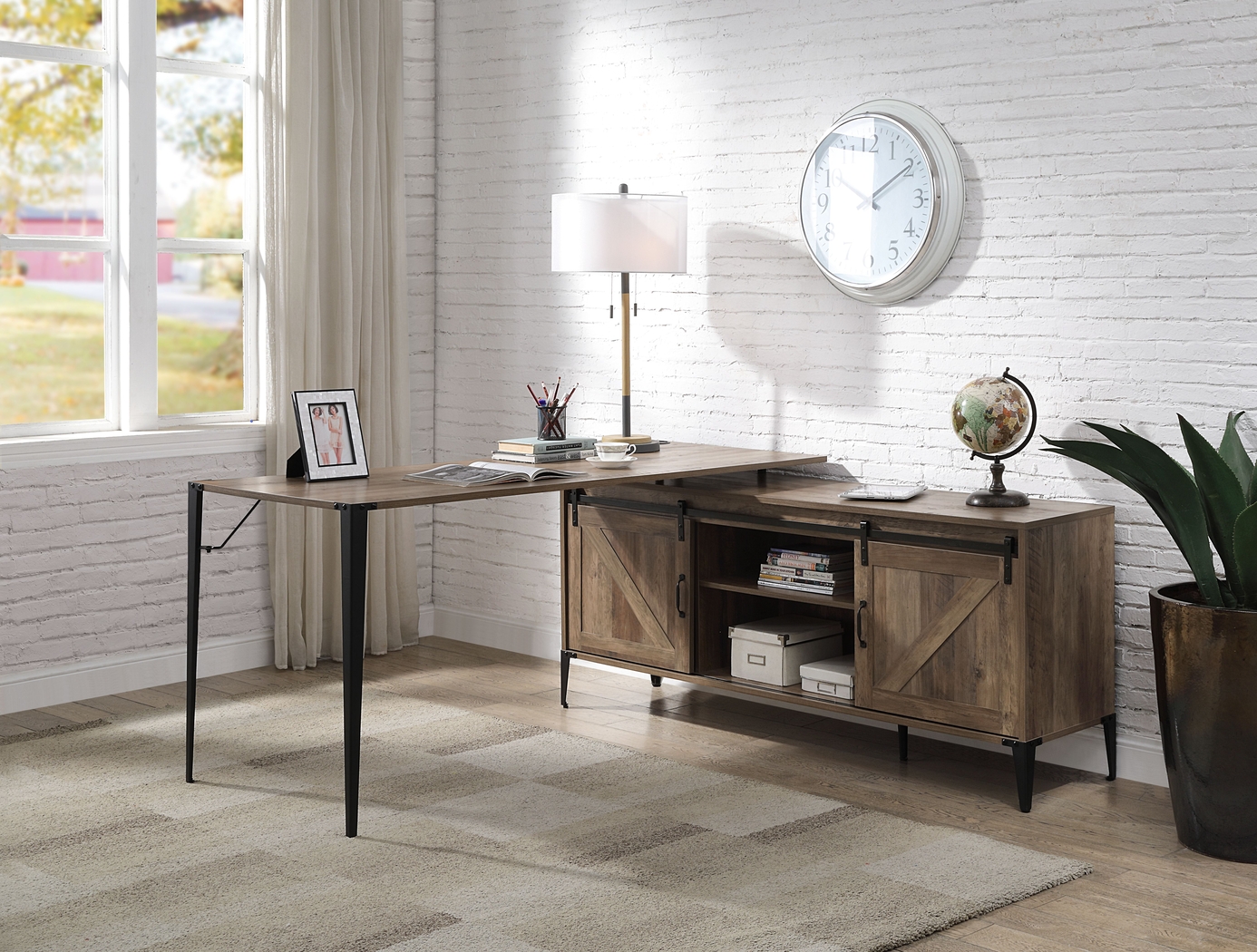 Harinette Brown Desk - Thumbnail - Image 5